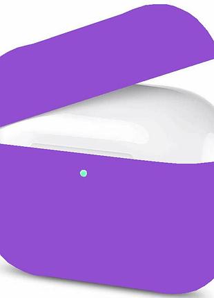 Чехол silicone case slim для airpods pro grape (09) сливовый