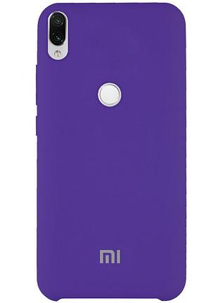 Чехол silicone case для xiaomi redmi 7 (11) ultraviolet фиолетовый
