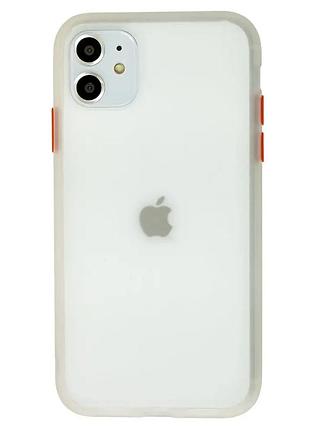 Протиударний чохол avenger case для iphone 12 mini (08) white
