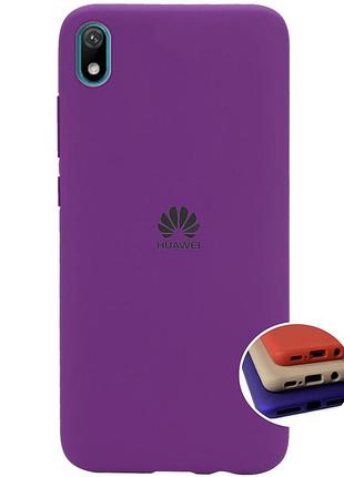 Чохол silicone full case для huawei y5 2019 (09) purple фіолетовий