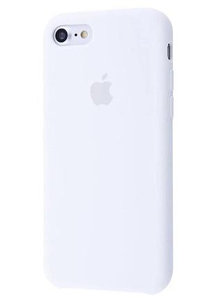 Чехол silicone case для iphone 7 white белый