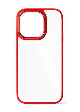 Чехол crystal shadow для iphone 15 pro max - red