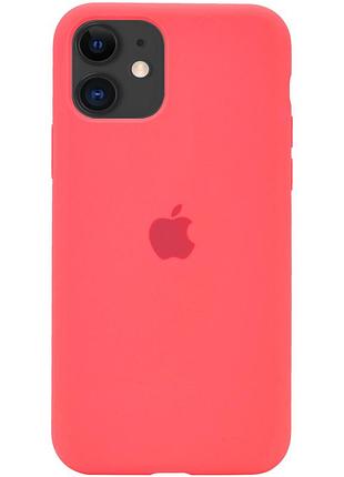 Чохол silicone case для iphone 12 mini coral кораловий
