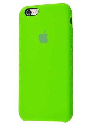 Чохол silicone case для iphone 5/5s (016) lime green салатовий