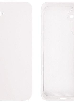 Чехол silicone case camera protective для samsung s23fe (09) белый white