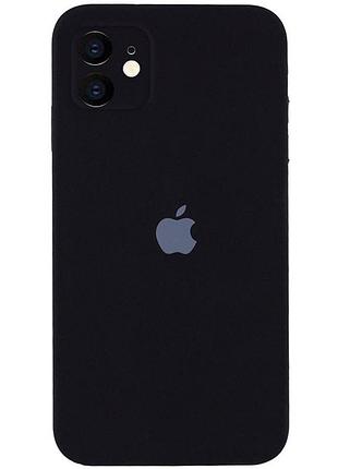 Чохол silicone full case camera square (квадратні) для iphone 11 black (25) чорний