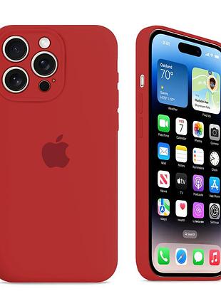 Чехол с защитой камеры kassel silicone camera protective для iphone 16 pro max (14) красный red