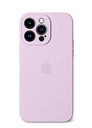 Чехол silicone case full camera protective для iphone 15 pro - elderberry