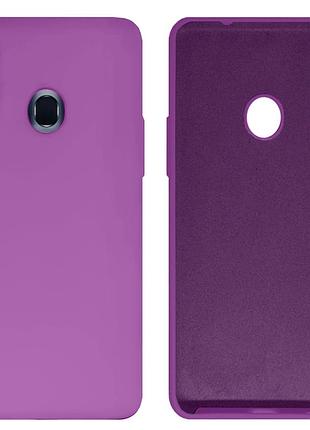 Чохол silicone case для samsung premium a20s (09) purple фіолетовий
