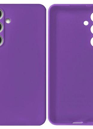 Чехол silicone case camera protective для samsung s24 (14) фиолетовый purple