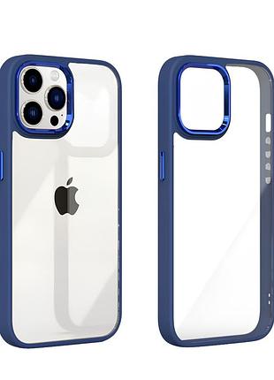 Протиударний чохол crystal guard premium case для iphone 13 pro (06) blue
