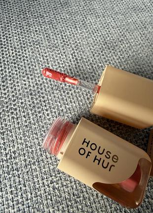 Тинт для губ house of hur glow ampoule tint, тинт для губ тінт для губ house of hur glowy ampoule tint ампульный увлажняющий тинт для губ