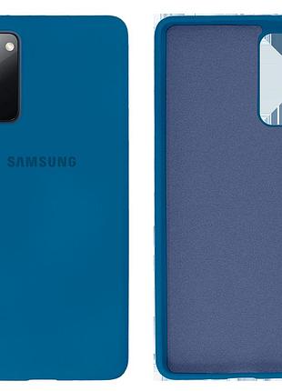 Чохол силіконовий full протиударний premium для samsung s20fe (16) denim blue синій