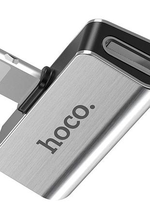Переходник hoco ls24 lightning 2 в 1