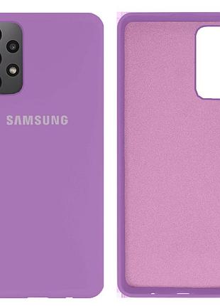 Чохол силіконовий full протиударний premium для samsung a23 (24) blueberry чорничний