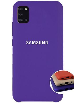 Чехол silicone full case для samsung a21 (11) ultraviolet фиолетовый