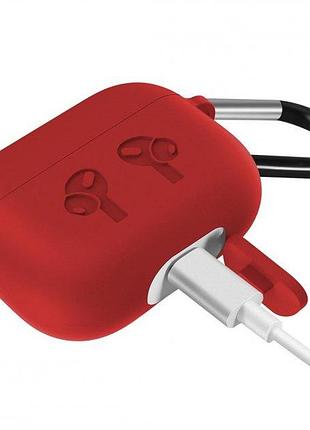 Чехол silicone case carabine airpods 3 (24) red