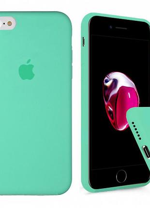 Чохол silicone full case для iphone 7 spearmint м'ятний