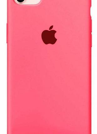 Чохол silicone case для iphone 8 coral кораловий
