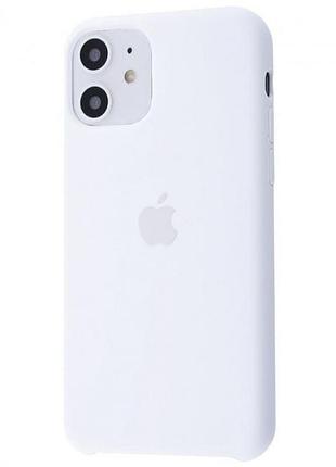 Чохол silicone case для iphone 12 white білий
