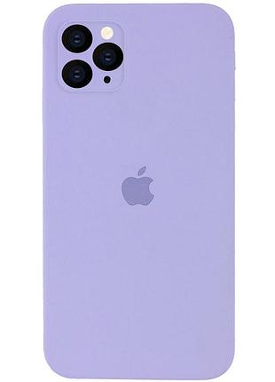 Чехол silicone full case camera square (квадратные) для iphone 11 pro max lilac (30) сиреневый