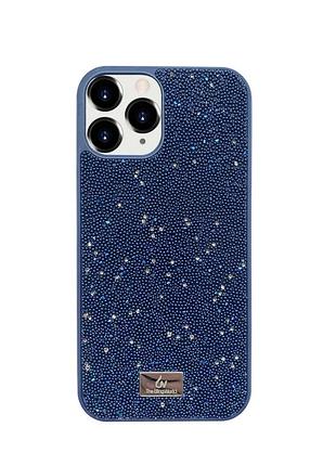 Чехол diamond the bling world case для iphone 12 pro max (04) dark blue темно синий