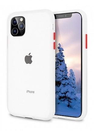 Протиударний чохол avenger case для iphone 11 pro (08) white