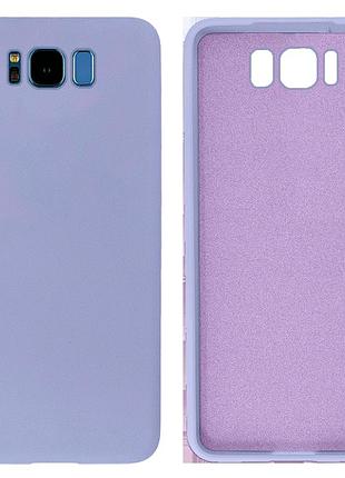 Чохол silicone case для samsung s8 (30) lilac ліловий