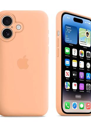 Чехол с защитой камеры kassel silicone camera protective для iphone 16 (69) розовый cantaloupe
