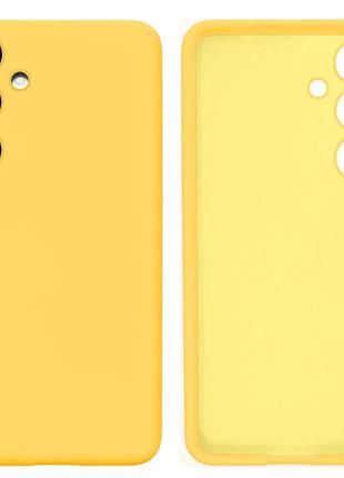 Чехол силиконовый full camera protective для samsung s25 plus (20) canary yellow жёлтый