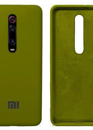 Чехол силиконовый full противоударный premium для xiaomi mi 9t (25) army green хаки