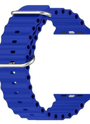 Ремешок для apple watch ocean band 38mm/40mm/41mm (blue) синий