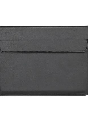 Чехол-конверт leather для macbook 15.4 black