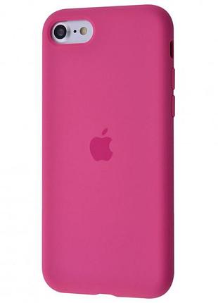 Чехол silicone case se 2020 dragon fruit малиновый