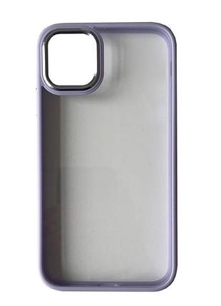 Противоударный чехол crystal guard premium case для iphone 12 (04) light purple