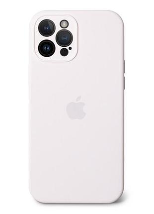 Чехол silicone case full camera protective для iphone 15 - white