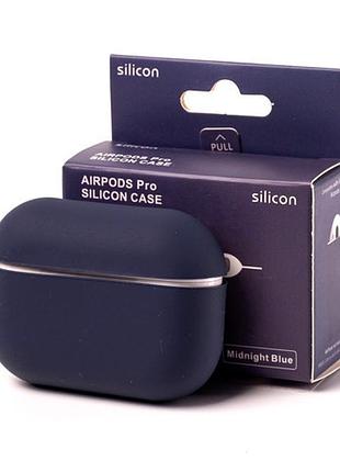 Силиконовый чехол для airpods 3 защита от ударов midnight blue