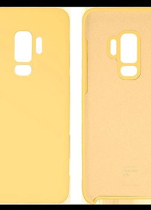 Чехол silicone case camera protective для samsung s9 plus (20) желтый yellow