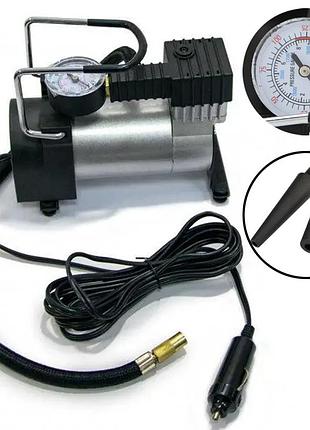 Автомобільний компресор від прикурювача 965 кпа, air pump hs-208 / портативний насос для підкачування коліс.