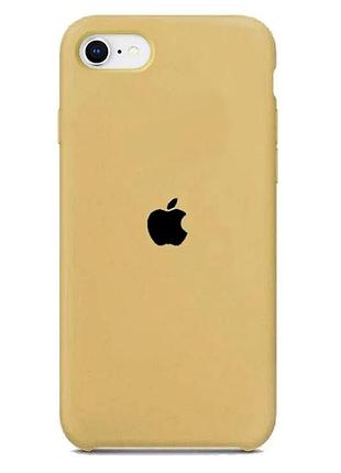 Чехол silicone case se 2020 gold золотой