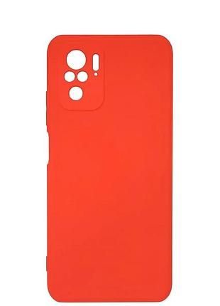 Чехол silicone case camera protective для xiaomi poco f3 red (01) красный