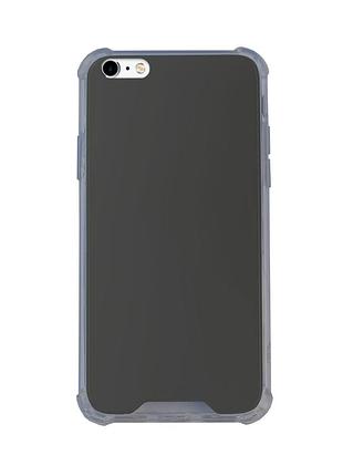 Чохол силіконовий дзеркало для iphone 6/6s (04) black чорний