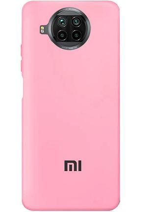 Чохол silicone case premium для xiaomi mi 10t lite light pink (17) рожевий