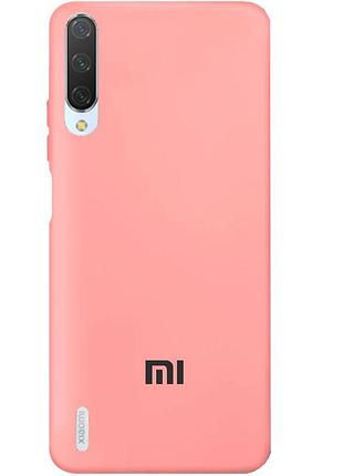 Чохол silicone case premium для xiaomi mi a3 pink (04) рожевий