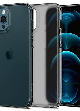 Чохол spigen matte black case для iphone 12 pro max
