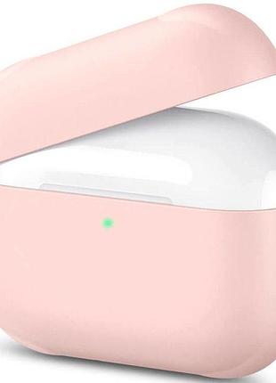 Чехол silicone case slim для airpods pro pink sand (01) пудра