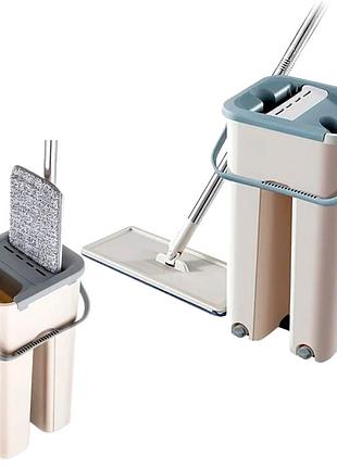 Швабра ледарка з віджимом 2в1 scratch cleaning mop