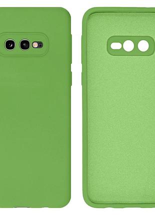 Чохол silicone case для samsung s10e (20) mint м'ятний