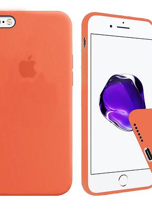 Чехол silicone full case для iphone 6/6s orange оранжевый