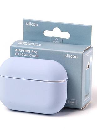 Чохол silicone case color box для airpods 3 — lilak